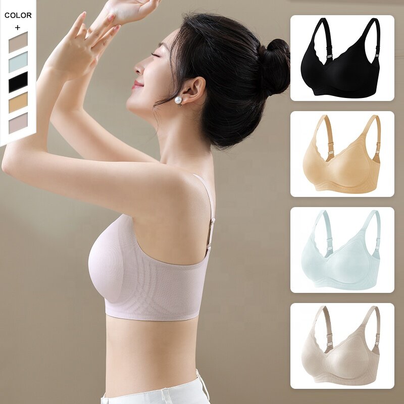 Women's Bralette Manufacturer - OEM/ODM Custom Plus Size Push up Padded Wireless Bra