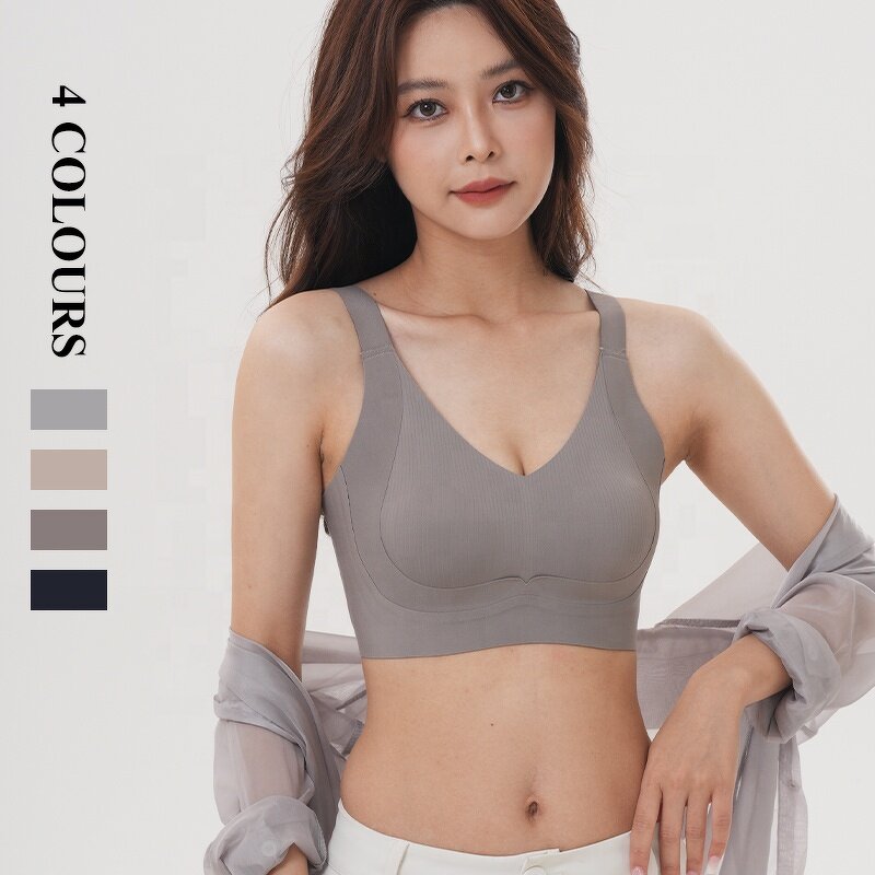 Women's Wireless Bra Manufacturer - OEM/ODM Custom Plus Size Spandex Vest Seamless Bra