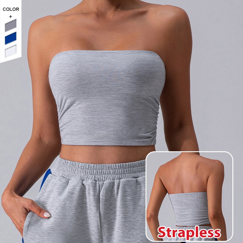 Women's Yoga Bra Manufacturer - OEM/ODM Custom Strapless Nude Seamless Bra