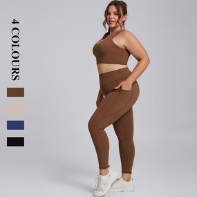 Women's Yoga Suit Manufacturer - OEM/ODM Custom Plus Size Butt Lift Workout Set