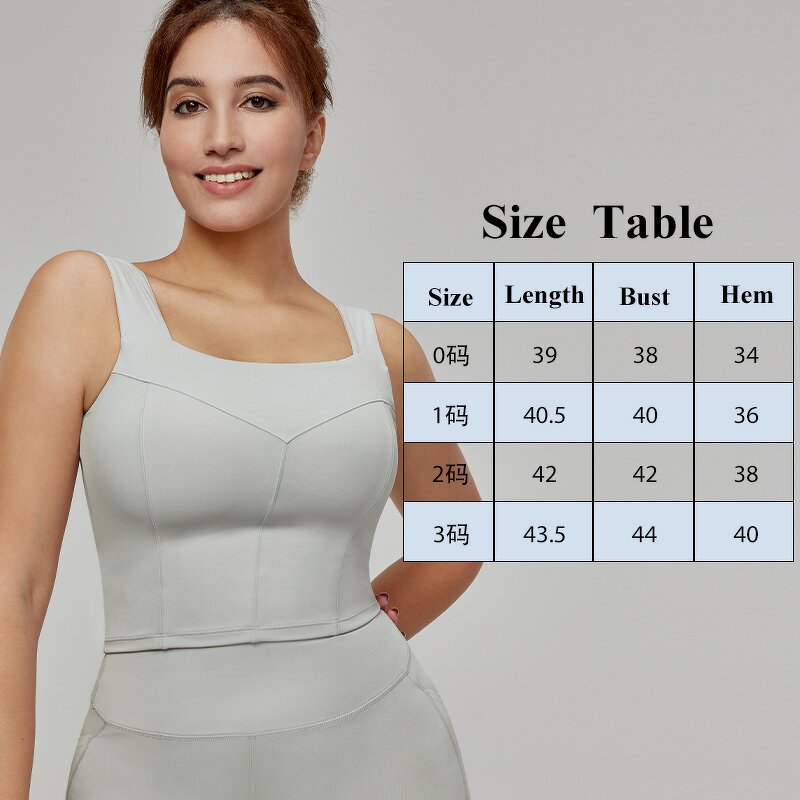 Women's Sports Vest Manufacturer - OEM/ODM Custom Fixed Cup Widen Shoulder Vest