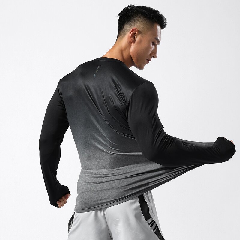 Men's Sport Wear Manufacturer - OEM/ODM Custom Yoga Loose Long Sleeved T Shirts