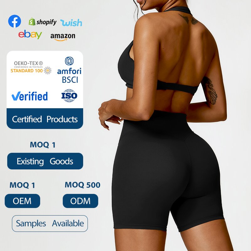 Women's Gym Sportswear Manufacturer - OEM/ODM Custom Contorted Fold Halterneck Suit