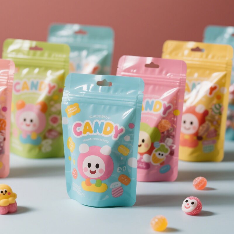 Stand up Pouch Manufacturer - OEM/ODM Custom Foil Snack Candy Packaging Bag