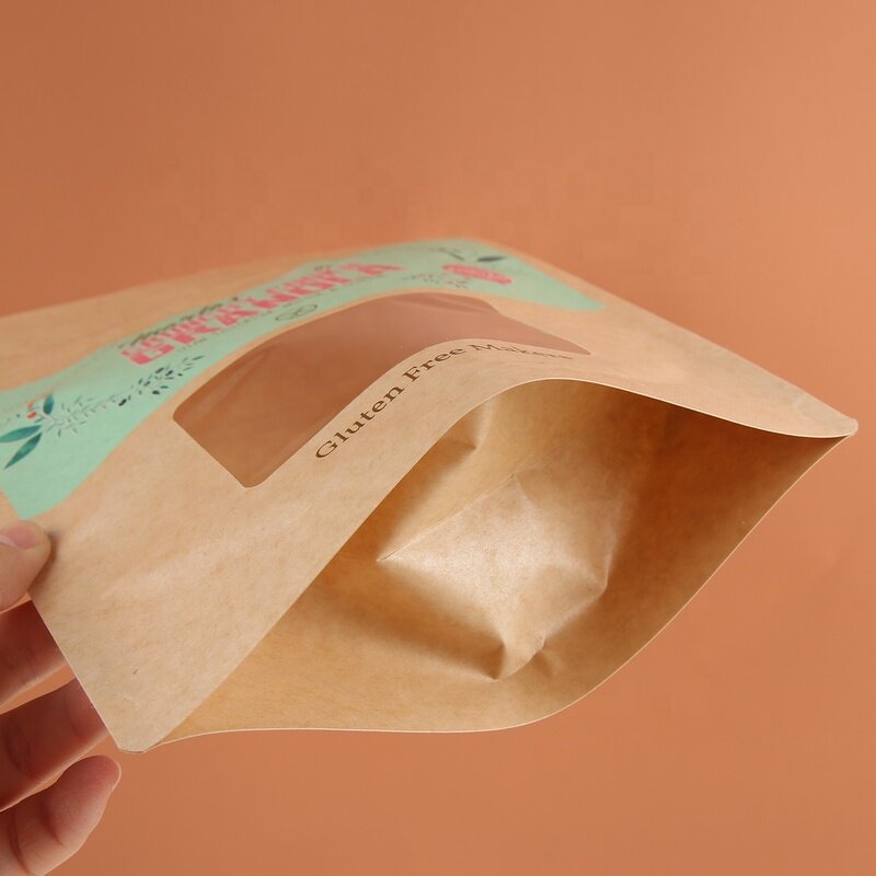Kraft Paper Pouch Manufacturer - OEM/ODM Custom Biodegradable Zipper Food Bag
