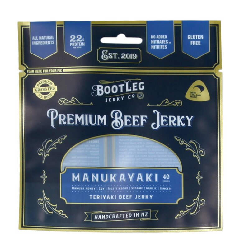 Beef Jerky Packaging Bag Manufacturer - OEM/ODM Custom Resealable Foil Lay Flat Pouch
