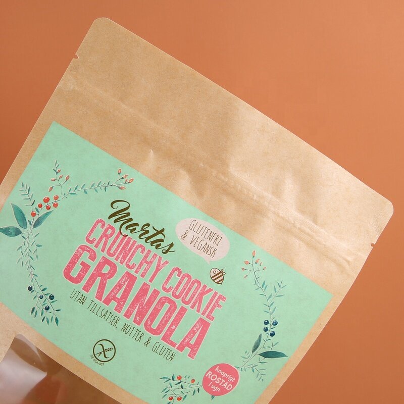 Kraft Paper Pouch Manufacturer - OEM/ODM Custom Biodegradable Zipper Food Bag