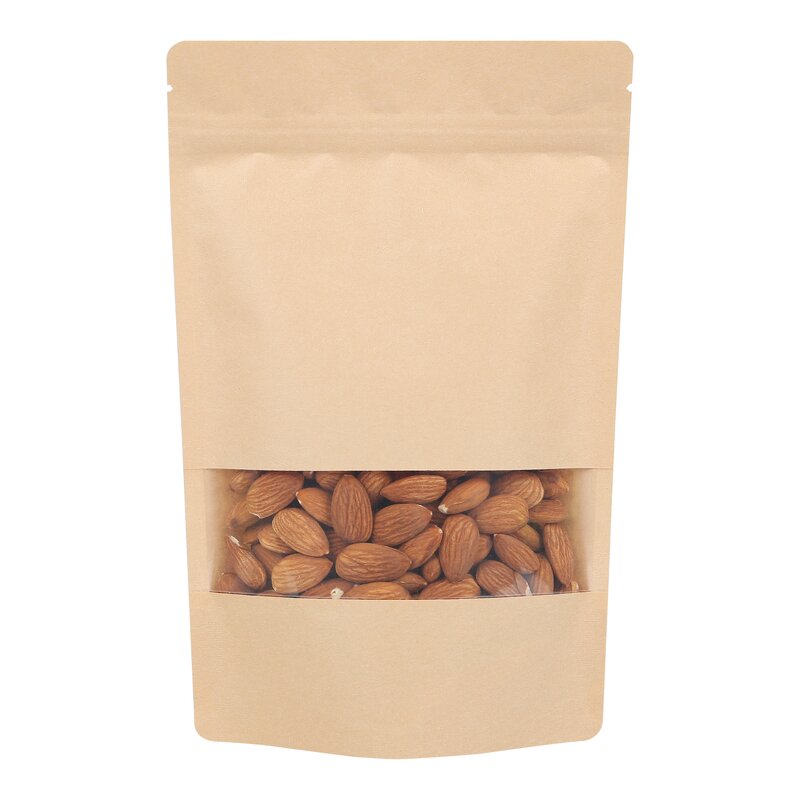 Kraft Paper Pouch Manufacturer - OEM/ODM Custom Window Biodegradable Ziplock Bag