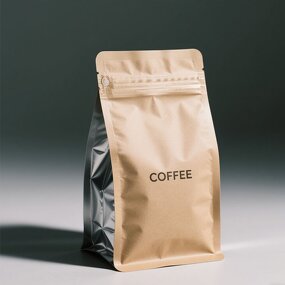 Coffee Bag Manufacturer - OEM/ODM Custom Flat Bottom Kraft Paper Bag