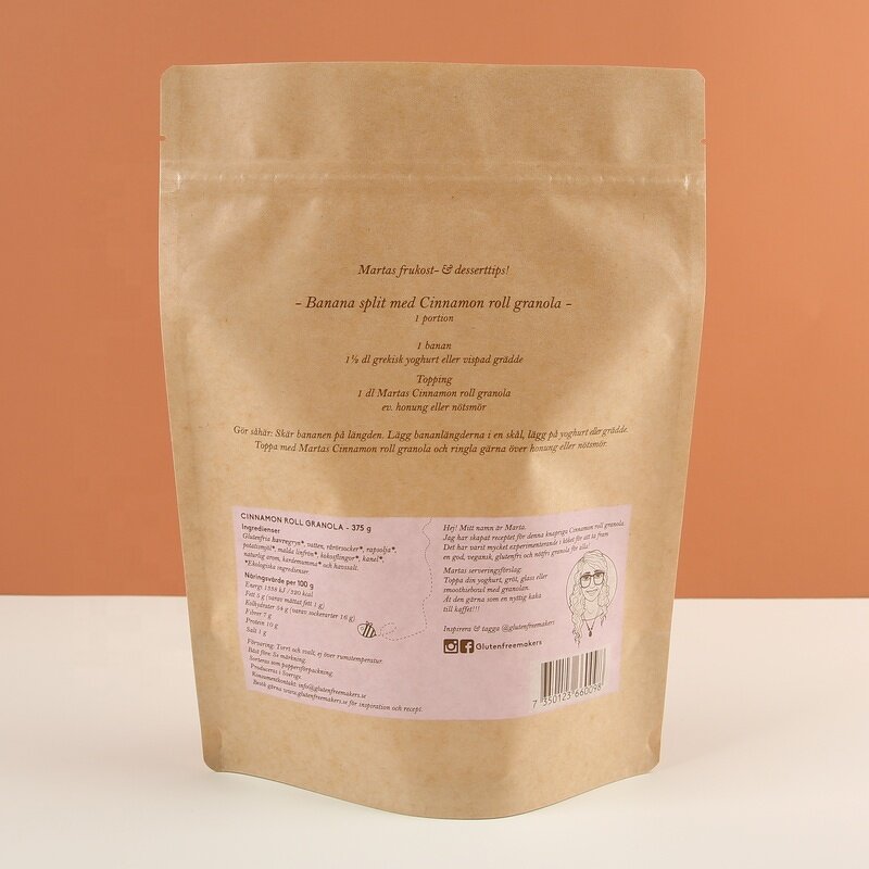 Kraft Paper Bag Manufacturer - OEM/ODM Custom Compostable Zipper Tea Coffee Bag