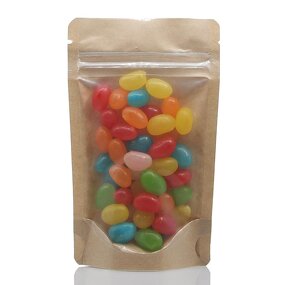 Kraft Paper Pouch Manufacturer - OEM/ODM Stock Plain 8OZ Stand up Coffee Bag