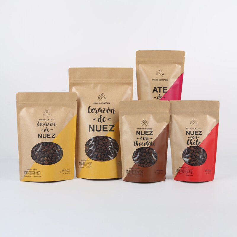 Kraft Paper Pouch Manufacturer - OEM/ODM Custom Biodegradable Zipper Coffee Bag