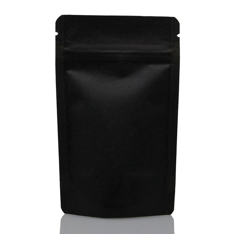 Kraft Paper Pouch Manufacturer - OEM/ODM Stock Plain 8OZ Stand up Coffee Bag