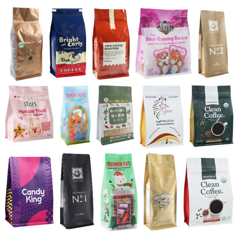 Coffee Packaging Bag Manufacturer - OEM/ODM Custom Aluminizing Tin Tie Valve Bag