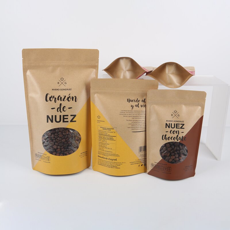 Kraft Paper Pouch Manufacturer - OEM/ODM Custom Biodegradable Zipper Coffee Bag