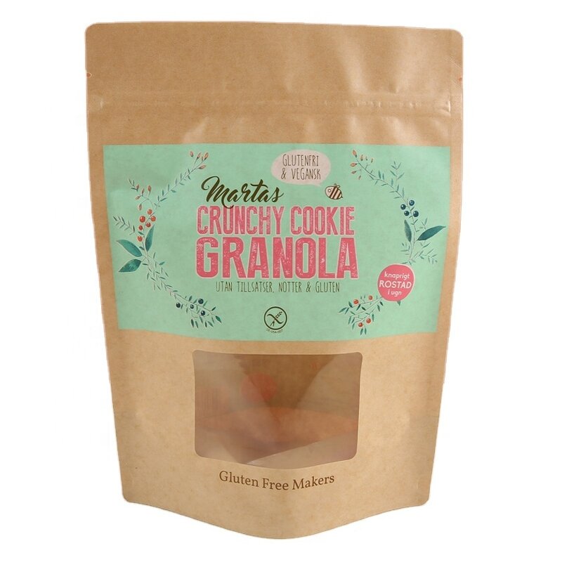 Kraft Paper Pouch Manufacturer - OEM/ODM Custom Biodegradable Zipper Food Bag