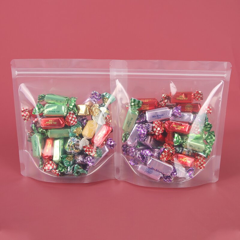 Stand up Pouch Manufacturer - OEM/ODM Custom Transparent Window Heat Seal Bag