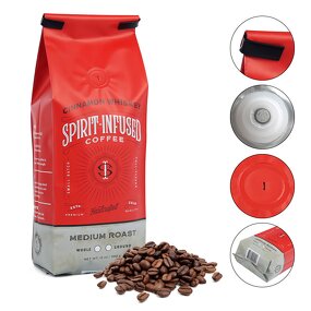 Coffee Pouch Manufacturer - OEM/ODM Custom Matte Flat Bottom Side Gusset Bag