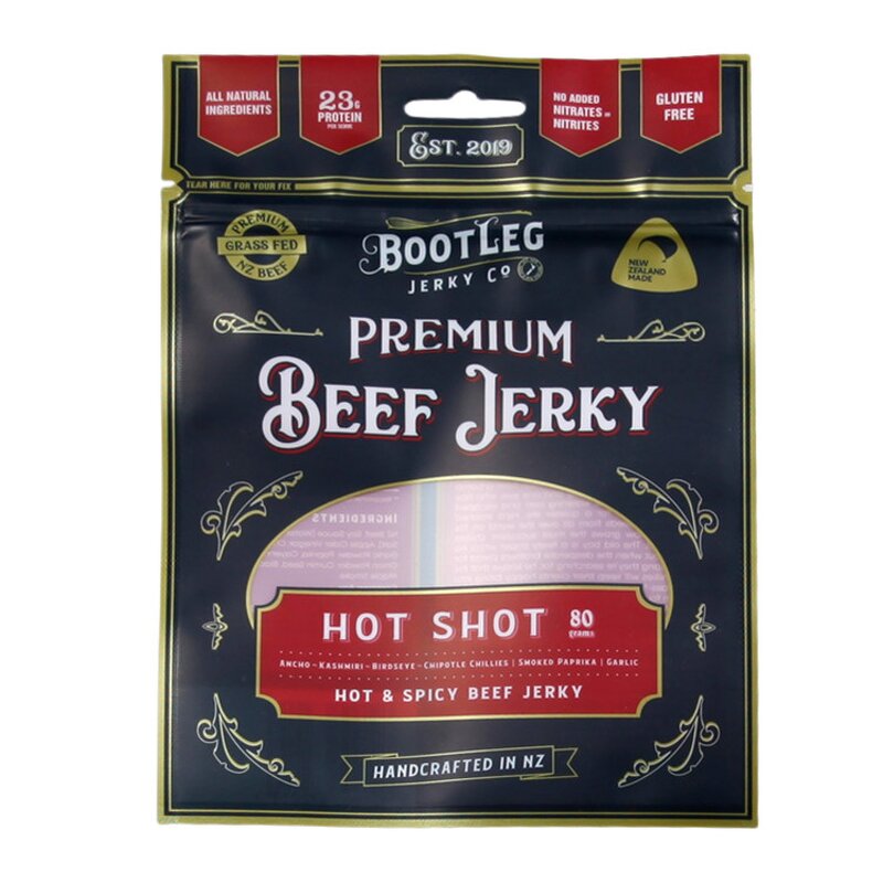 Beef Jerky Packaging Bag Manufacturer - OEM/ODM Custom Resealable Foil Lay Flat Pouch