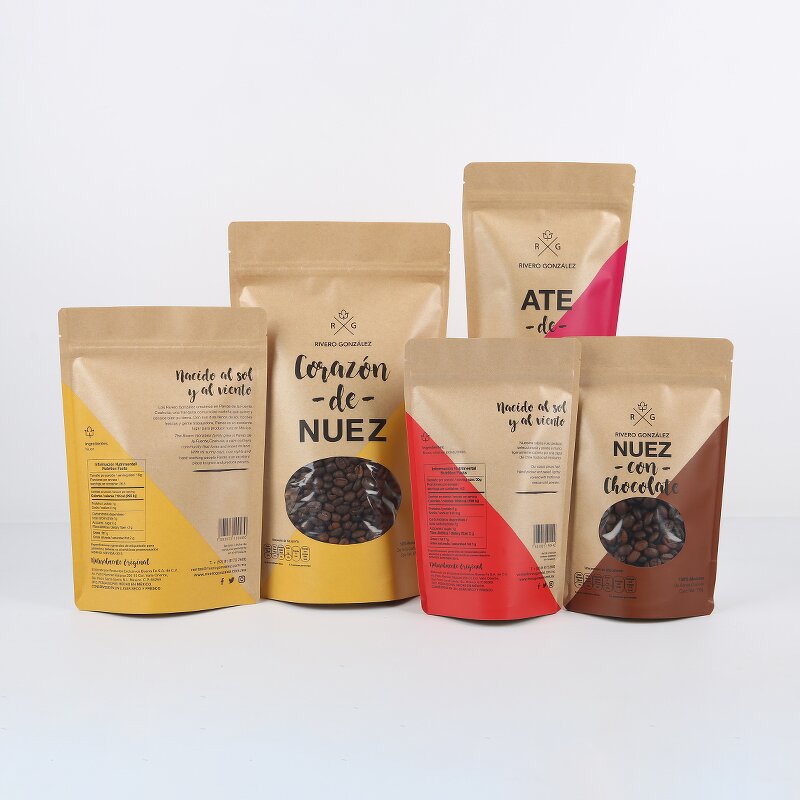Kraft Paper Pouch Manufacturer - OEM/ODM Custom Biodegradable Zipper Coffee Bag