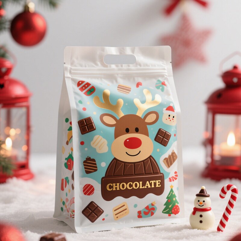 Wrapping Pouch Manufacturer - OEM/ODM Custom Christmas Printed Mylar Bag