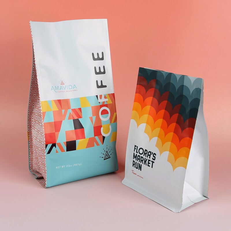 Coffee Bag Manufacturer - OEM/ODM Custom Printed Empty Flat Bottom Bag