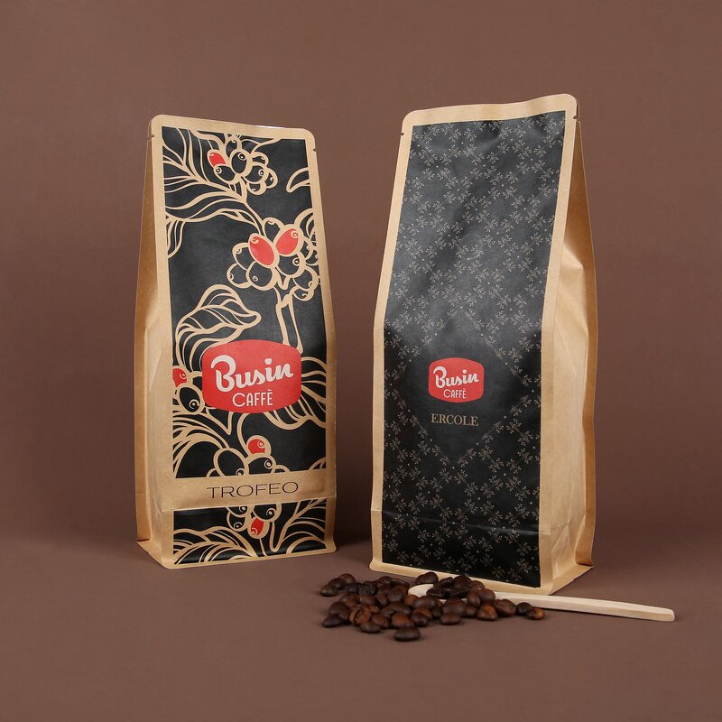 Coffee Pouch Manufacturer - OEM/ODM Custom Tin Tie Flat Bottom Coffee Bag