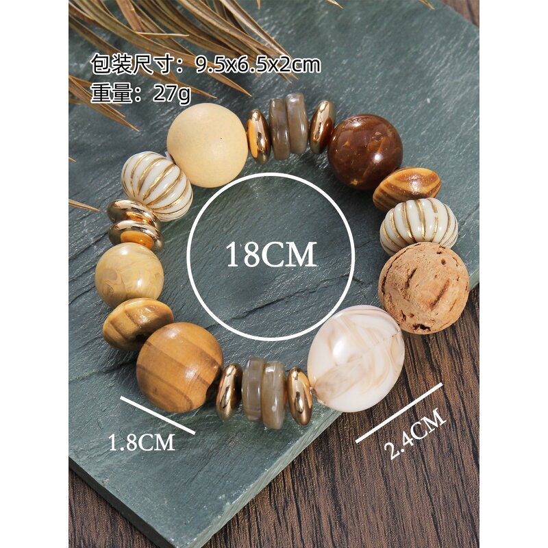 Wooden Bead Bracelet Factory - Custom Resin Bead Mixed