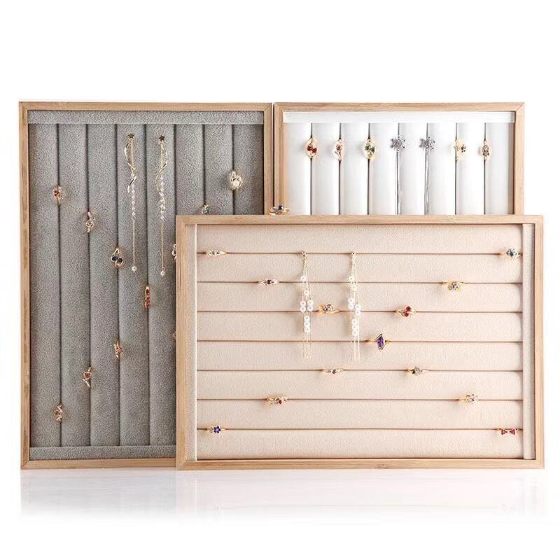 Bamboo Ring Display Manufacturer - Custom Hundred Rings Tray