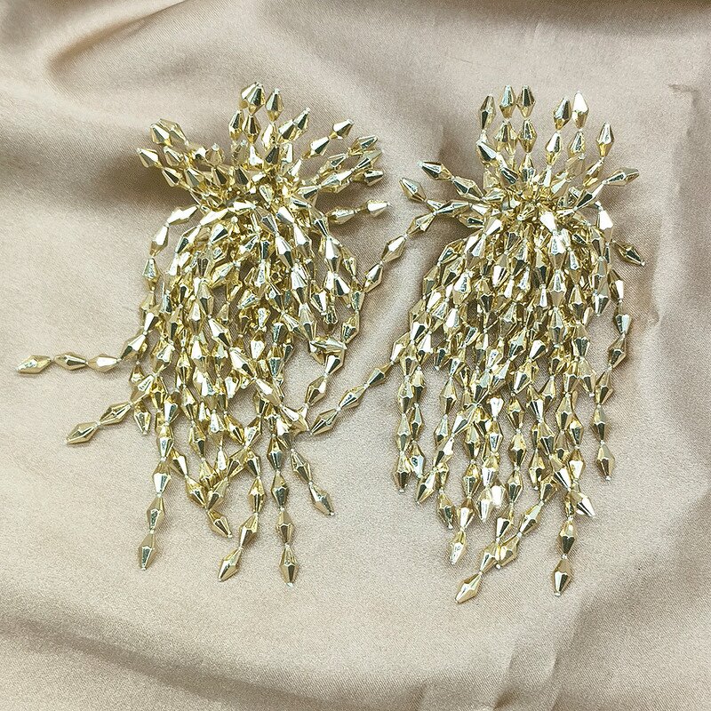 Tassel Earrings Factory - Custom Fireworks Beaded Handmade