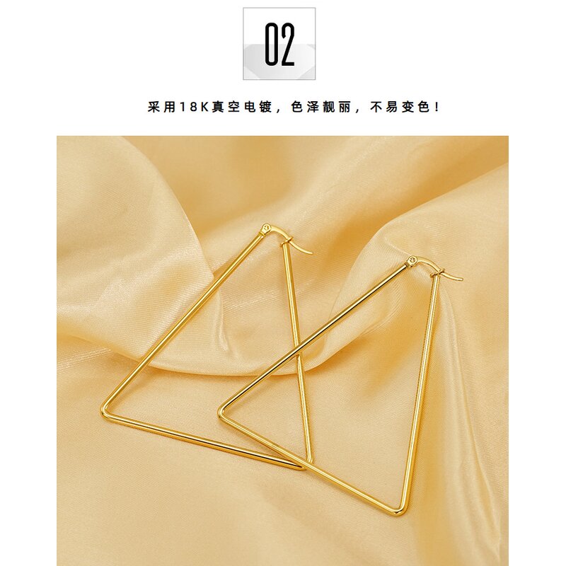 Titanium Steel Earrings Manufacturer - Custom Geometric Hoop