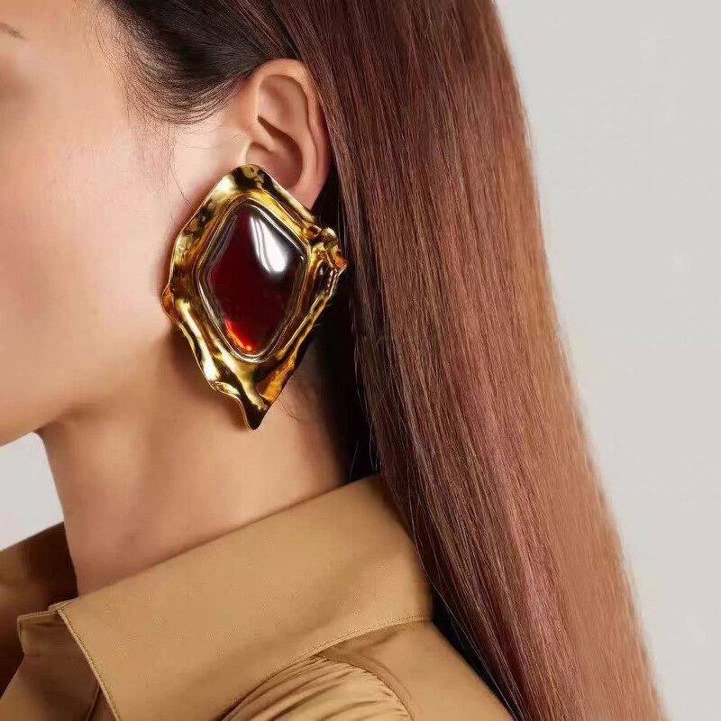 Resin Earrings Factory - Custom Bohemian Ethnic Stud OEM