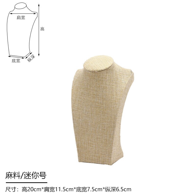 Linen Necklace Stand Factory - Custom Neck Mold Display