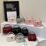 Pu Leather Jewelry Box Supplier - Custom Evening square Handbags