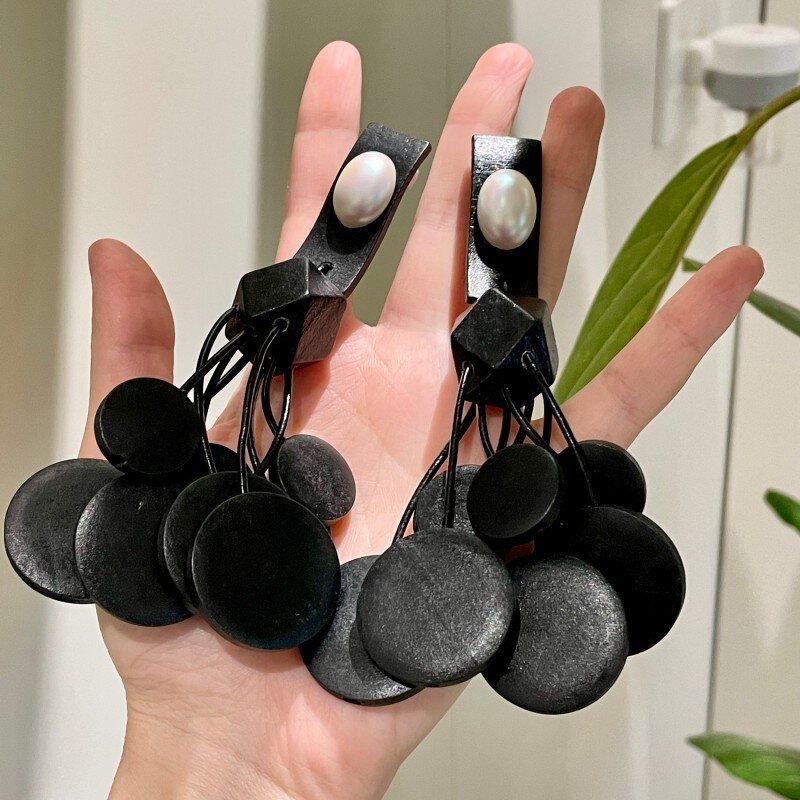 Wooden Earrings Manufacturer - Custom Medieval Tassel Drop