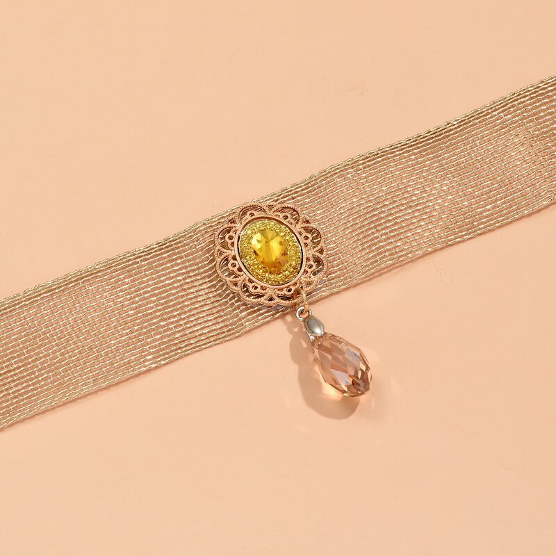 Choker Necklace Manufacturer - Custom Gothic Crystal Drop