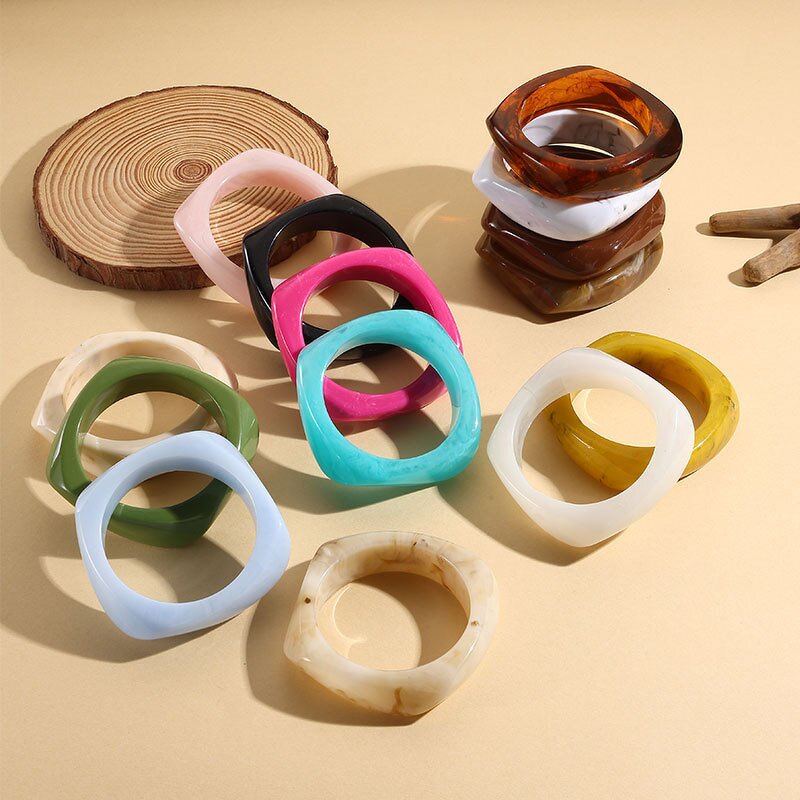 Acrylic Bracelet Manufacturer - Custom Colourful Irregular OEM