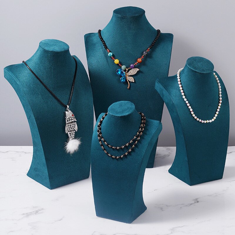 Velvet Necklace Stand Supplier - Custom Portrait Model Holder