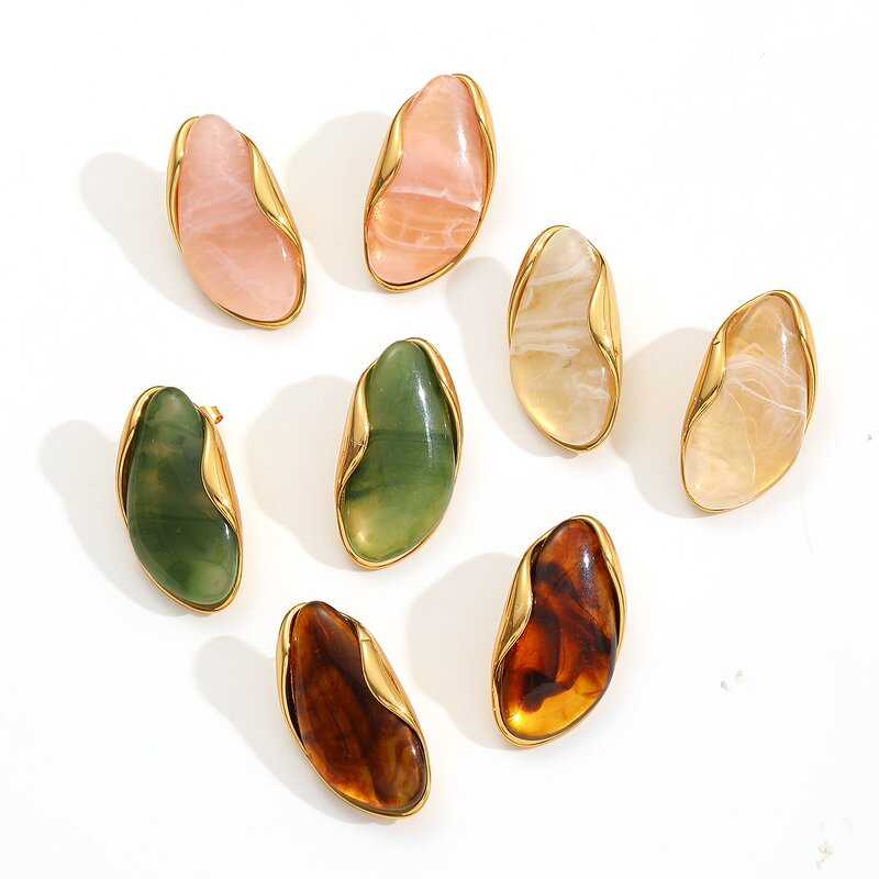 Stud Earrings Manufacturer - Custom 18K Gold Plated OEM