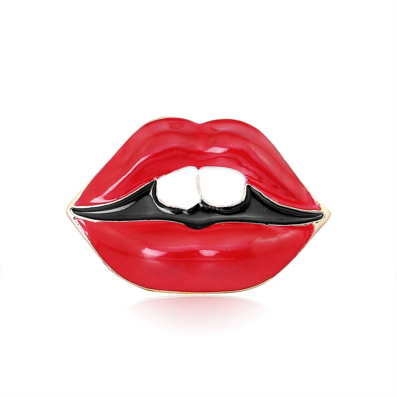 Lipstick Brooch Supplier - Custom Luxury Sexy Lips Pin