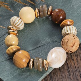 Wooden Bead Bracelet Factory - Custom Resin Bead Mixed