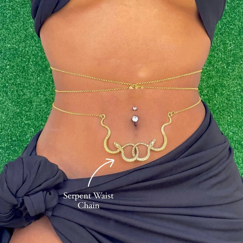 Waist Chain Supplier - Custom Double Snake Bikini