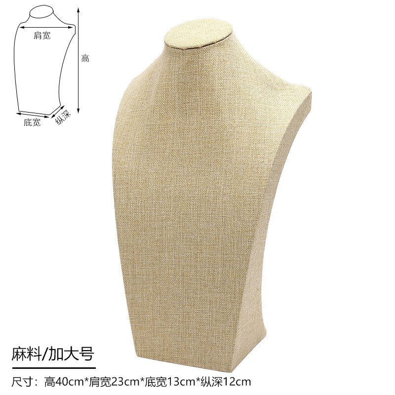 Linen Necklace Stand Factory - Custom Neck Mold Display