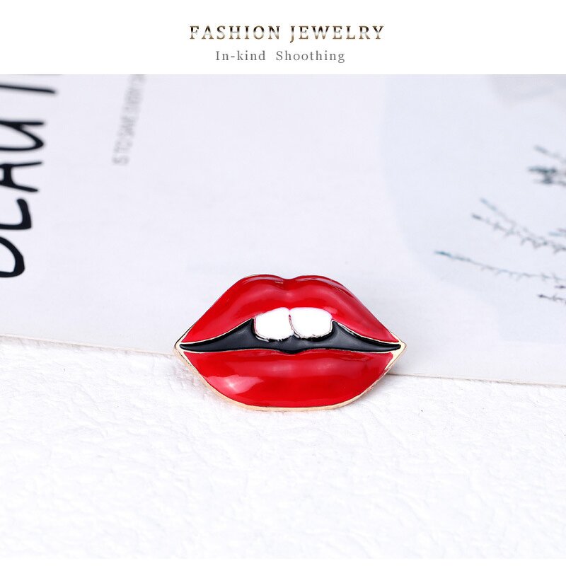 Lipstick Brooch Supplier - Custom Luxury Sexy Lips Pin
