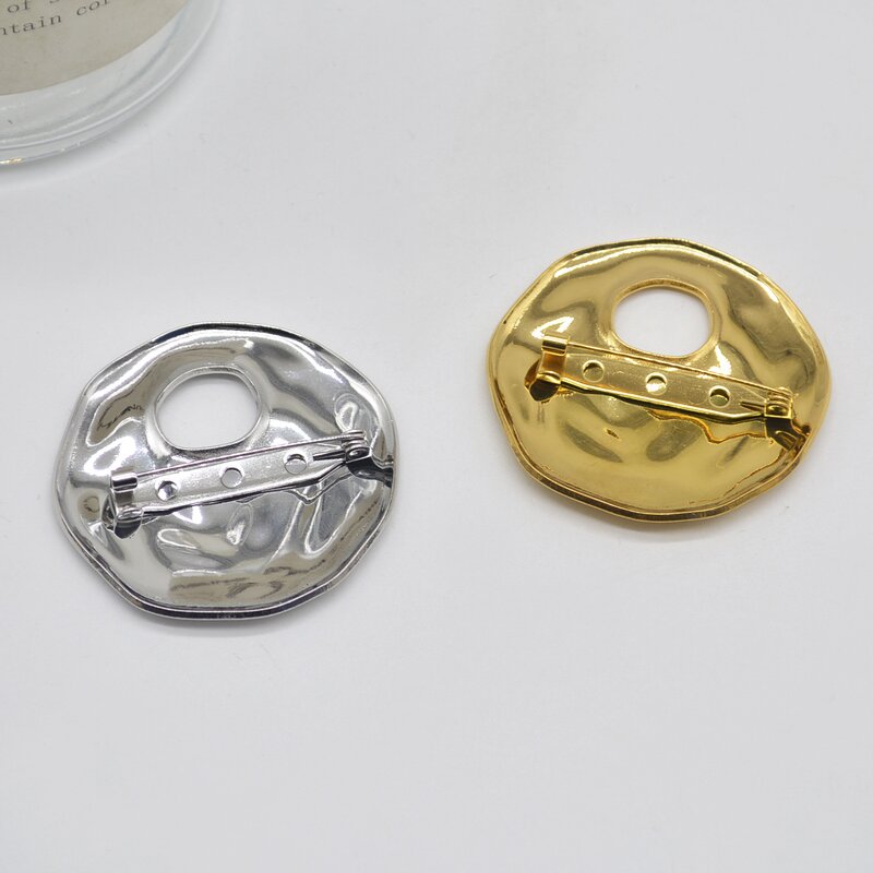 Water Ripple Brooch Factory - Custom Niche Irregular Hollow
