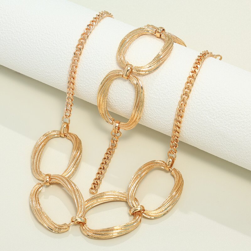 Punk Choker Set Supplier - Custom Irregular Round Short