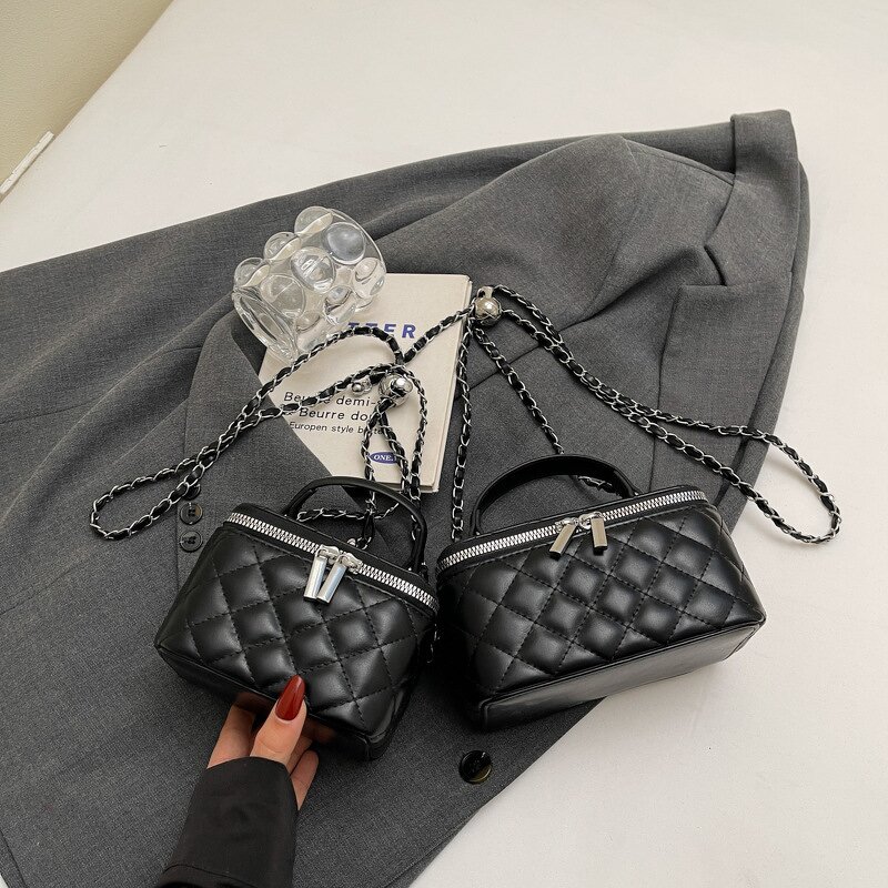 Pu Leather Jewelry Box Supplier - Custom Evening square Handbags