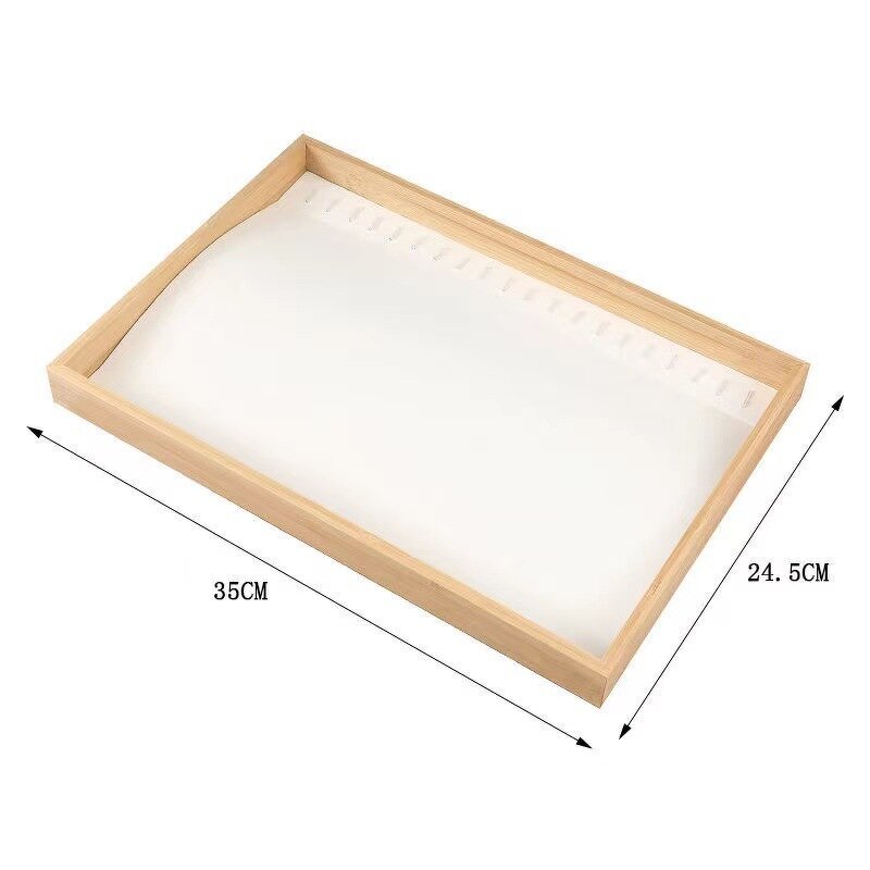 Bamboo Display Stand Supplier - Custom Bracelet Pendant Tray