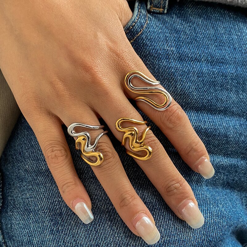 Exaggerated Ring Factory - Custom Titanium Steel Hand