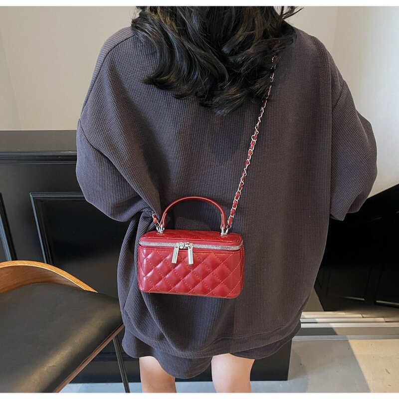 Pu Leather Jewelry Box Supplier - Custom Evening square Handbags